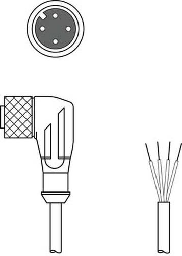 Leuze Electronic 50104573 Anschlussleitung 1St. von Leuze Electronic