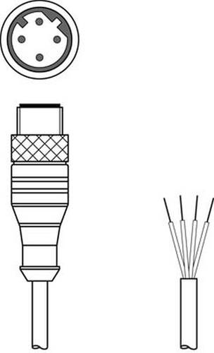 Leuze Electronic 50135074 Anschlussleitung 1St. von Leuze Electronic