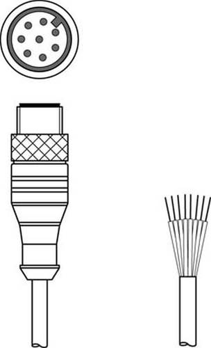 Leuze Electronic 50135141 Anschlussleitung 1St. von Leuze Electronic