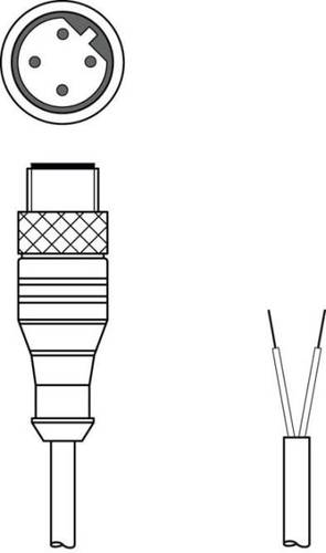 Leuze Electronic 50135248 Anschlussleitung 1St. von Leuze Electronic
