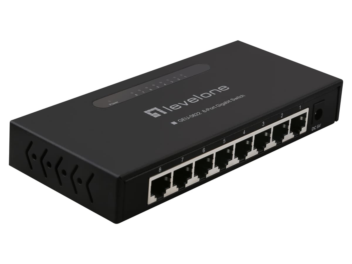 LEVEL ONE Gigabit-Switch GEU-0822 8-Port LEVEL ONE Gigabit-Switch GEU-0822 8-Port von Level One