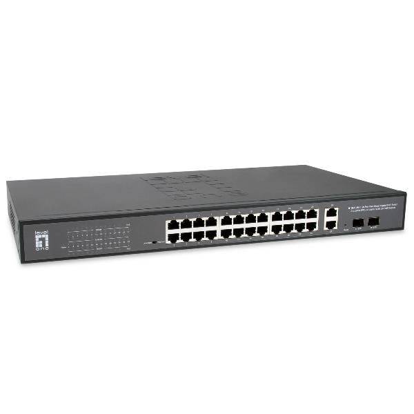 LevelOne Switch 24x GE GEP-2841 2xGSFP 19 370W 24xPoE+ LevelOne Switch 24x GE GEP-2841 2xGSFP 19 370W 24xPoE+ von Level One