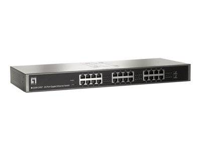 LevelOne Switch 24x GE GSW-2457 19 Metall LevelOne Switch 24x GE GSW-2457 19 Metall von Level One