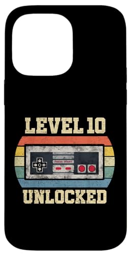 Level 10 Unlocked - Lustiger 10 Jahre alter Gamer 10. Geburtstag Hülle für iPhone 14 Pro Max Level 10 Unlocked - Lustiger 10 Jahre alter Gamer 10. Geburtstag Hülle für iPhone 14 Pro Max von Level Unlocked Gaming Edition Birthday Gifts By Mj