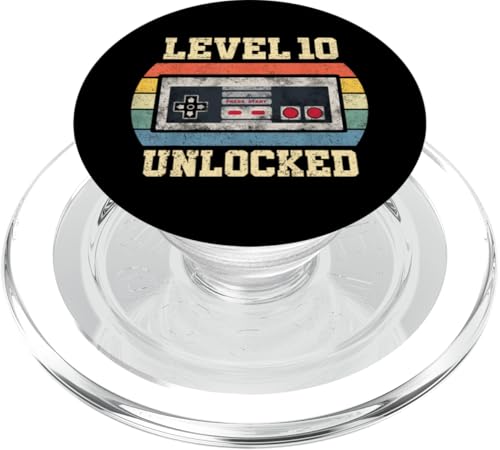 Level 10 Unlocked - Lustiger 10 Jahre alter Gamer 10. Geburtstag PopSockets PopGrip für MagSafe Level 10 Unlocked - Lustiger 10 Jahre alter Gamer 10. Geburtstag PopSockets PopGrip für MagSafe von Level Unlocked Gaming Edition Birthday Gifts By Mj