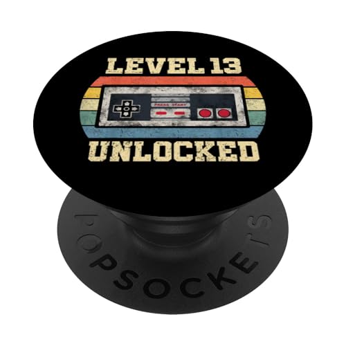 Level 13 Freischaltbares Geschenk für 13 Jahre Lustiger Gamer zum 13. Geburtstag PopSockets Klebender PopGrip Level 13 Freischaltbares Geschenk für 13 Jahre Lustiger Gamer zum 13. Geburtstag PopSockets Klebender PopGrip von Level Unlocked Gaming Edition Birthday Gifts By Mj