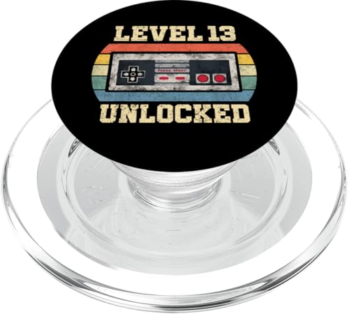 Level 13 Freischaltbares Geschenk für 13 Jahre Lustiger Gamer zum 13. Geburtstag PopSockets PopGrip für MagSafe Level 13 Freischaltbares Geschenk für 13 Jahre Lustiger Gamer zum 13. Geburtstag PopSockets PopGrip für MagSafe von Level Unlocked Gaming Edition Birthday Gifts By Mj
