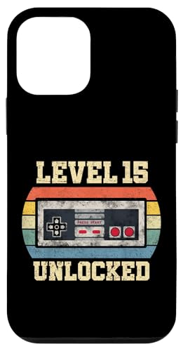 Level 15 — Geschenk für 15 Jahre freigeschaltet Lustiger Gamer zum 15. Geburtstag Hülle für iPhone 12 mini Level 15 — Geschenk für 15 Jahre freigeschaltet Lustiger Gamer zum 15. Geburtstag Hülle für iPhone 12 mini von Level Unlocked Gaming Edition Birthday Gifts By Mj