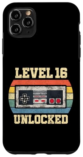 Level 16 Unlocked Geschenk für 16 Jahre Lustiges Spielergeschenk zum 16. Geburtstag Hülle für iPhone 11 Pro Max Level 16 Unlocked Geschenk für 16 Jahre Lustiges Spielergeschenk zum 16. Geburtstag Hülle für iPhone 11 Pro Max von Level Unlocked Gaming Edition Birthday Gifts By Mj