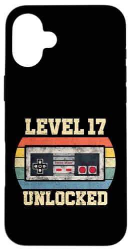 Level 17 — Geschenk für 17 Jahre freigeschaltet Lustiger Gamer zum 17. Geburtstag Hülle für iPhone 16 Plus Level 17 — Geschenk für 17 Jahre freigeschaltet Lustiger Gamer zum 17. Geburtstag Hülle für iPhone 16 Plus von Level Unlocked Gaming Edition Birthday Gifts By Mj