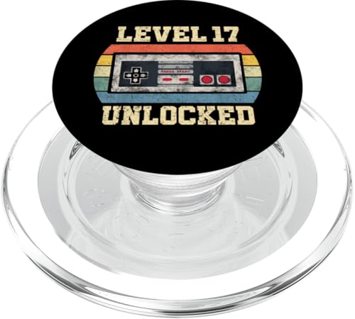 Level 17 — Geschenk für 17 Jahre freigeschaltet Lustiger Gamer zum 17. Geburtstag PopSockets PopGrip für MagSafe Level 17 — Geschenk für 17 Jahre freigeschaltet Lustiger Gamer zum 17. Geburtstag PopSockets PopGrip für MagSafe von Level Unlocked Gaming Edition Birthday Gifts By Mj