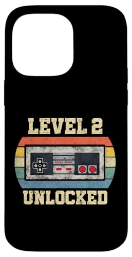 Level 2 Unlocked - Lustiger 2 Jahre alter Videospieler 2. Geburtstag Hülle für iPhone 14 Pro Max Level 2 Unlocked - Lustiger 2 Jahre alter Videospieler 2. Geburtstag Hülle für iPhone 14 Pro Max von Level Unlocked Gaming Edition Birthday Gifts By Mj