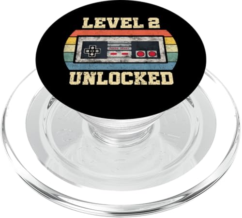 Level 2 Unlocked - Lustiger 2 Jahre alter Videospieler 2. Geburtstag PopSockets PopGrip für MagSafe Level 2 Unlocked - Lustiger 2 Jahre alter Videospieler 2. Geburtstag PopSockets PopGrip für MagSafe von Level Unlocked Gaming Edition Birthday Gifts By Mj