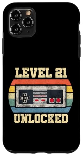 Level 21 Unlocked Geschenk für 21 Jahre Lustiger Gamer zum 21. Geburtstag Hülle für iPhone 11 Pro Max Level 21 Unlocked Geschenk für 21 Jahre Lustiger Gamer zum 21. Geburtstag Hülle für iPhone 11 Pro Max von Level Unlocked Gaming Edition Birthday Gifts By Mj