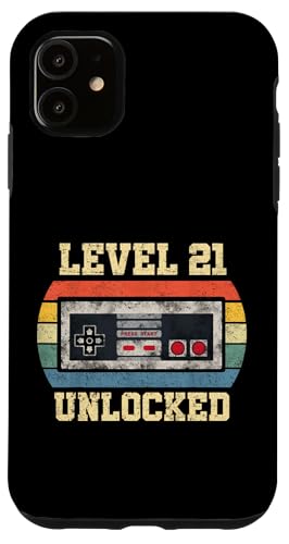 Level 21 Unlocked Geschenk für 21 Jahre Lustiger Gamer zum 21. Geburtstag Hülle für iPhone 11 Level 21 Unlocked Geschenk für 21 Jahre Lustiger Gamer zum 21. Geburtstag Hülle für iPhone 11 von Level Unlocked Gaming Edition Birthday Gifts By Mj