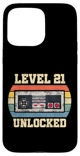Level 21 Unlocked Geschenk für 21 Jahre Lustiger Gamer zum 21. Geburtstag Hülle für iPhone 15 Pro Max Level 21 Unlocked Geschenk für 21 Jahre Lustiger Gamer zum 21. Geburtstag Hülle für iPhone 15 Pro Max von Level Unlocked Gaming Edition Birthday Gifts By Mj