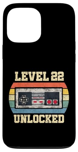Level 22 Unlocked Geschenk für 22 Jahre Lustiges Gamer zum 22. Geburtstag Hülle für iPhone 13 Pro Max Level 22 Unlocked Geschenk für 22 Jahre Lustiges Gamer zum 22. Geburtstag Hülle für iPhone 13 Pro Max von Level Unlocked Gaming Edition Birthday Gifts By Mj