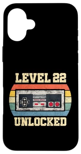 Level 22 Unlocked Geschenk für 22 Jahre Lustiges Gamer zum 22. Geburtstag Hülle für iPhone 16 Plus Level 22 Unlocked Geschenk für 22 Jahre Lustiges Gamer zum 22. Geburtstag Hülle für iPhone 16 Plus von Level Unlocked Gaming Edition Birthday Gifts By Mj