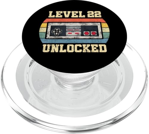 Level 22 Unlocked Geschenk für 22 Jahre Lustiges Gamer zum 22. Geburtstag PopSockets PopGrip für MagSafe Level 22 Unlocked Geschenk für 22 Jahre Lustiges Gamer zum 22. Geburtstag PopSockets PopGrip für MagSafe von Level Unlocked Gaming Edition Birthday Gifts By Mj
