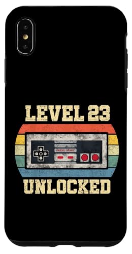 Level 23 freigeschaltet Geschenk für 23 Jahre Lustiger Gamer zum 23. Geburtstag Hülle für iPhone XS Max Level 23 freigeschaltet Geschenk für 23 Jahre Lustiger Gamer zum 23. Geburtstag Hülle für iPhone XS Max von Level Unlocked Gaming Edition Birthday Gifts By Mj