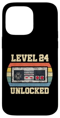 Level 24 Freigeschaltet Geschenk für 24 Jahre Lustiger Gamer zum 24. Geburtstag Hülle für iPhone 14 Pro Max Level 24 Freigeschaltet Geschenk für 24 Jahre Lustiger Gamer zum 24. Geburtstag Hülle für iPhone 14 Pro Max von Level Unlocked Gaming Edition Birthday Gifts By Mj