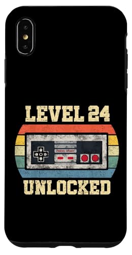 Level 24 Freigeschaltet Geschenk für 24 Jahre Lustiger Gamer zum 24. Geburtstag Hülle für iPhone XS Max Level 24 Freigeschaltet Geschenk für 24 Jahre Lustiger Gamer zum 24. Geburtstag Hülle für iPhone XS Max von Level Unlocked Gaming Edition Birthday Gifts By Mj