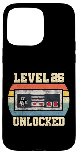 Level 25 — Geschenk für 25 Jahre freigeschaltet Lustiger Gamer zum 25. Geburtstag Hülle für iPhone 15 Pro Max Level 25 — Geschenk für 25 Jahre freigeschaltet Lustiger Gamer zum 25. Geburtstag Hülle für iPhone 15 Pro Max von Level Unlocked Gaming Edition Birthday Gifts By Mj
