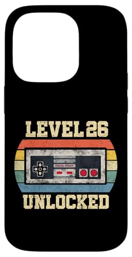 Level 26 freigeschaltet Geschenk für 26 Jahre Lustiger Gamer zum 26. Geburtstag Hülle für iPhone 14 Pro Level 26 freigeschaltet Geschenk für 26 Jahre Lustiger Gamer zum 26. Geburtstag Hülle für iPhone 14 Pro von Level Unlocked Gaming Edition Birthday Gifts By Mj