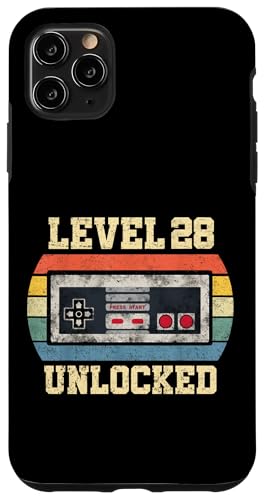 Level 28 freigeschaltet Geschenk für 28 Jahre Lustiger Gamer zum 28. Geburtstag Hülle für iPhone 11 Pro Max Level 28 freigeschaltet Geschenk für 28 Jahre Lustiger Gamer zum 28. Geburtstag Hülle für iPhone 11 Pro Max von Level Unlocked Gaming Edition Birthday Gifts By Mj