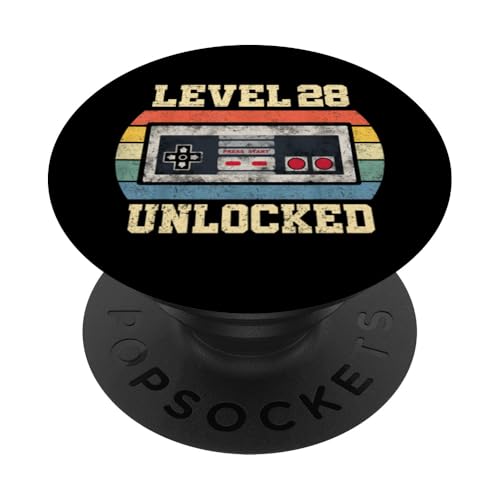 Level 28 freigeschaltet Geschenk für 28 Jahre Lustiger Gamer zum 28. Geburtstag PopSockets Klebender PopGrip Level 28 freigeschaltet Geschenk für 28 Jahre Lustiger Gamer zum 28. Geburtstag PopSockets Klebender PopGrip von Level Unlocked Gaming Edition Birthday Gifts By Mj