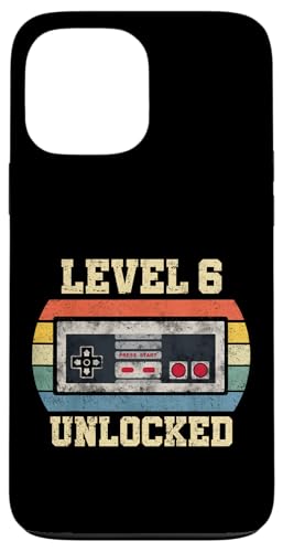 Level 6 Unlocked - Lustiger 6 Jahre alter Videospieler 6. Geburtstag Hülle für iPhone 13 Pro Max Level 6 Unlocked - Lustiger 6 Jahre alter Videospieler 6. Geburtstag Hülle für iPhone 13 Pro Max von Level Unlocked Gaming Edition Birthday Gifts By Mj