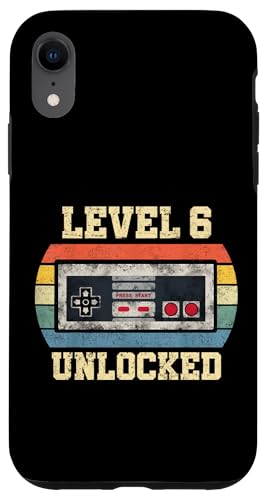 Level 6 Unlocked - Lustiger 6 Jahre alter Videospieler 6. Geburtstag Hülle für iPhone XR Level 6 Unlocked - Lustiger 6 Jahre alter Videospieler 6. Geburtstag Hülle für iPhone XR von Level Unlocked Gaming Edition Birthday Gifts By Mj