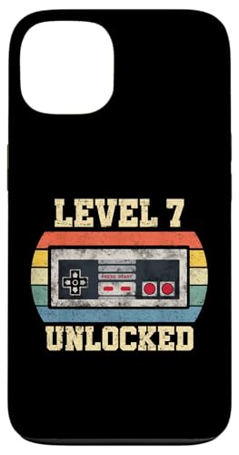 Level 7 Unlocked - Lustiger 7 Jahre alter Videospieler 7. Geburtstag Hülle für iPhone 13 von Level Unlocked Gaming Edition Birthday Gifts By Mj