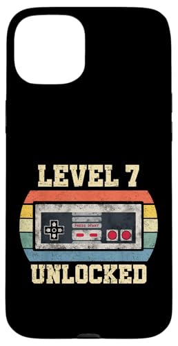 Level 7 Unlocked - Lustiger 7 Jahre alter Videospieler 7. Geburtstag Hülle für iPhone 15 Plus Level 7 Unlocked - Lustiger 7 Jahre alter Videospieler 7. Geburtstag Hülle für iPhone 15 Plus von Level Unlocked Gaming Edition Birthday Gifts By Mj