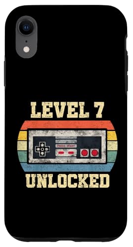 Level 7 Unlocked - Lustiger 7 Jahre alter Videospieler 7. Geburtstag Hülle für iPhone XR Level 7 Unlocked - Lustiger 7 Jahre alter Videospieler 7. Geburtstag Hülle für iPhone XR von Level Unlocked Gaming Edition Birthday Gifts By Mj