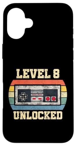 Level 8 Unlocked - Lustiger 8 Jahre alter Videospieler 8. Geburtstag Hülle für iPhone 16 Plus Level 8 Unlocked - Lustiger 8 Jahre alter Videospieler 8. Geburtstag Hülle für iPhone 16 Plus von Level Unlocked Gaming Edition Birthday Gifts By Mj