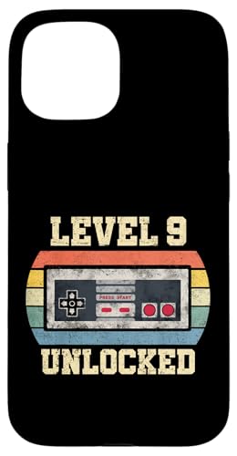 Level 9 Unlocked - Lustiger 9 Jahre alter Videospieler 9. Geburtstag Hülle für iPhone 15 Level 9 Unlocked - Lustiger 9 Jahre alter Videospieler 9. Geburtstag Hülle für iPhone 15 von Level Unlocked Gaming Edition Birthday Gifts By Mj