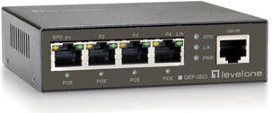 5-Port Gigabit Ethernet PoE+ Switch (60W) Hersteller: LEVELONE (GEP-0523) von LevelOne