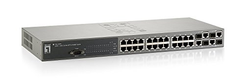 LEVEL ONE FGL-2870 24 Port Fast Ethernet + 4 Gigab von LevelOne