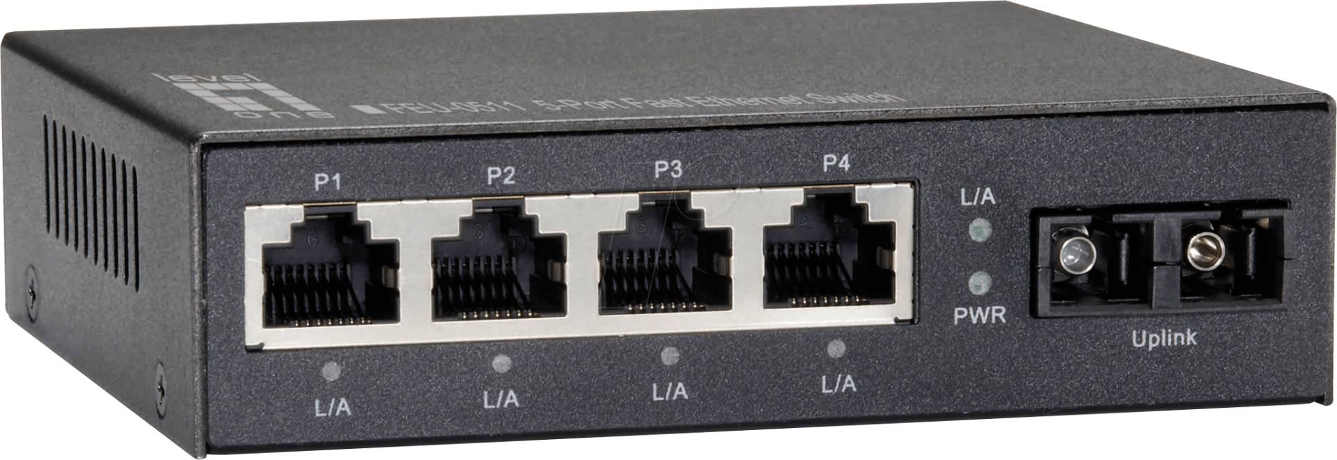 LEVELONE FEU0511 - Switch, 5-Port, Fast Ethernet, SC Multimode LEVELONE FEU0511 - Switch, 5-Port, Fast Ethernet, SC Multimode von LevelOne