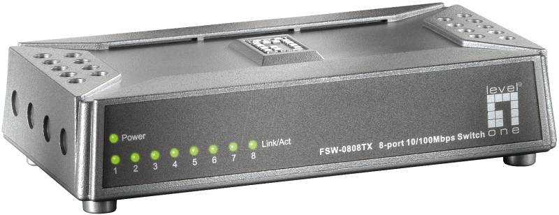 LEVELONE FSW0808 - Switch, 8-Port, Fast Ethernet von LevelOne
