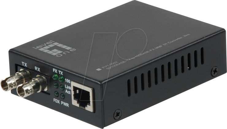 LEVELONE FVT2002 - Medienkonverter, Fast Ethernet, ST, Multimode von LevelOne
