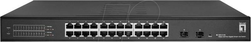 LEVELONE GES2126 - Switch, 26-Port, Gigabit Ethernet, SFP von LevelOne