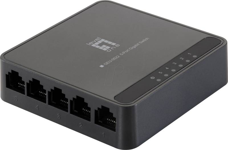 LEVELONE GEU0522 - Switch, 5-Port, Gigabit Ethernet von LevelOne