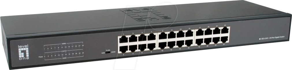 LEVELONE GEU2431 - Switch, 24-Port, Gigabit Ethernet von LevelOne