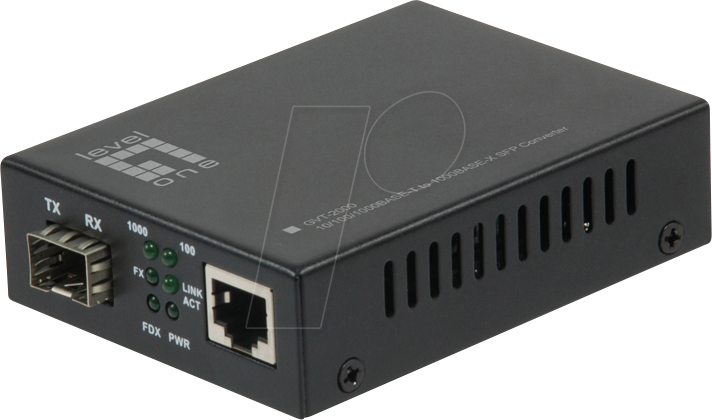 LEVELONE GVT2000 - Medienkonverter, Gigabit Ethernet, SFP von LevelOne