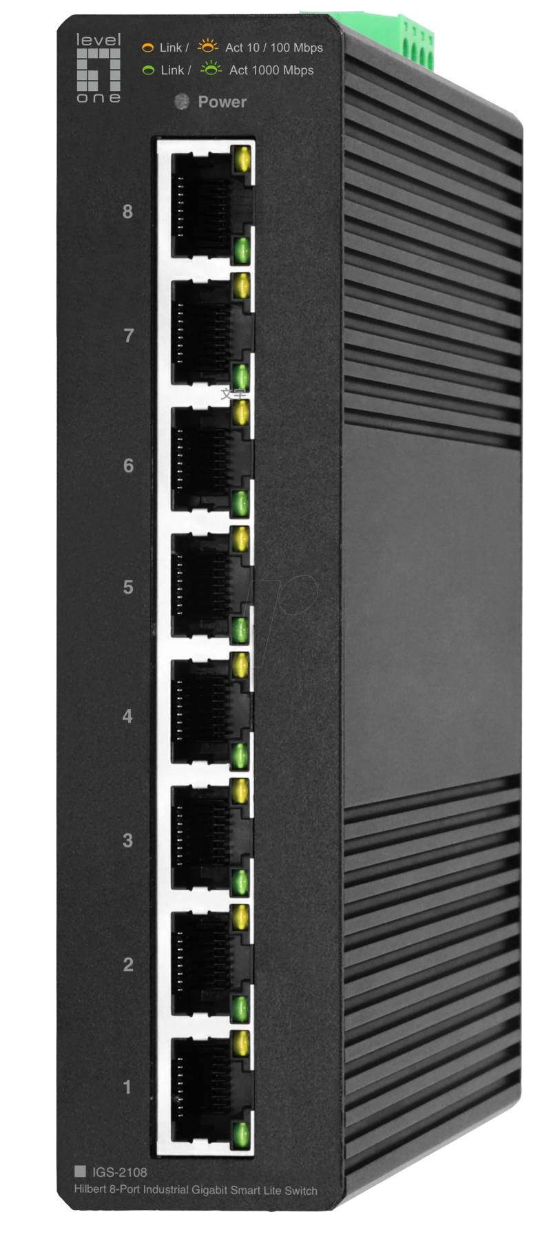 LEVELONE IGS2108 - Switch, 8-Port, Gigabit Ethernet von LevelOne