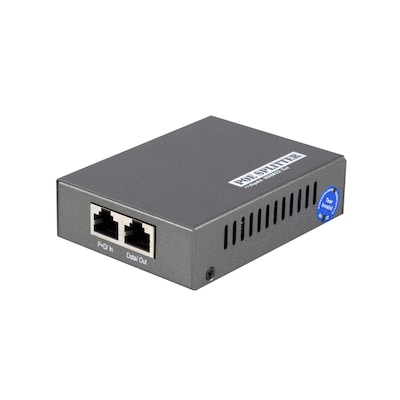 LEVELONE POS-3000, Gigabit PoE Splitter, 802.3at/af PoE, 5-12V DC Ausgang von LevelOne