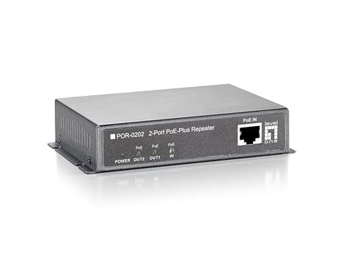 Level ONE POR-0202 2-Port PoE-Plus Repeater von LevelOne