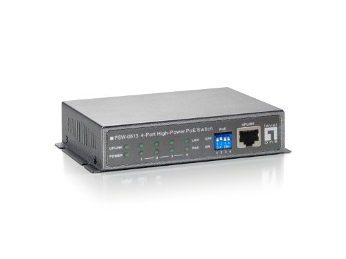 Level One FSW-0513 Switch, 4-Port von LevelOne